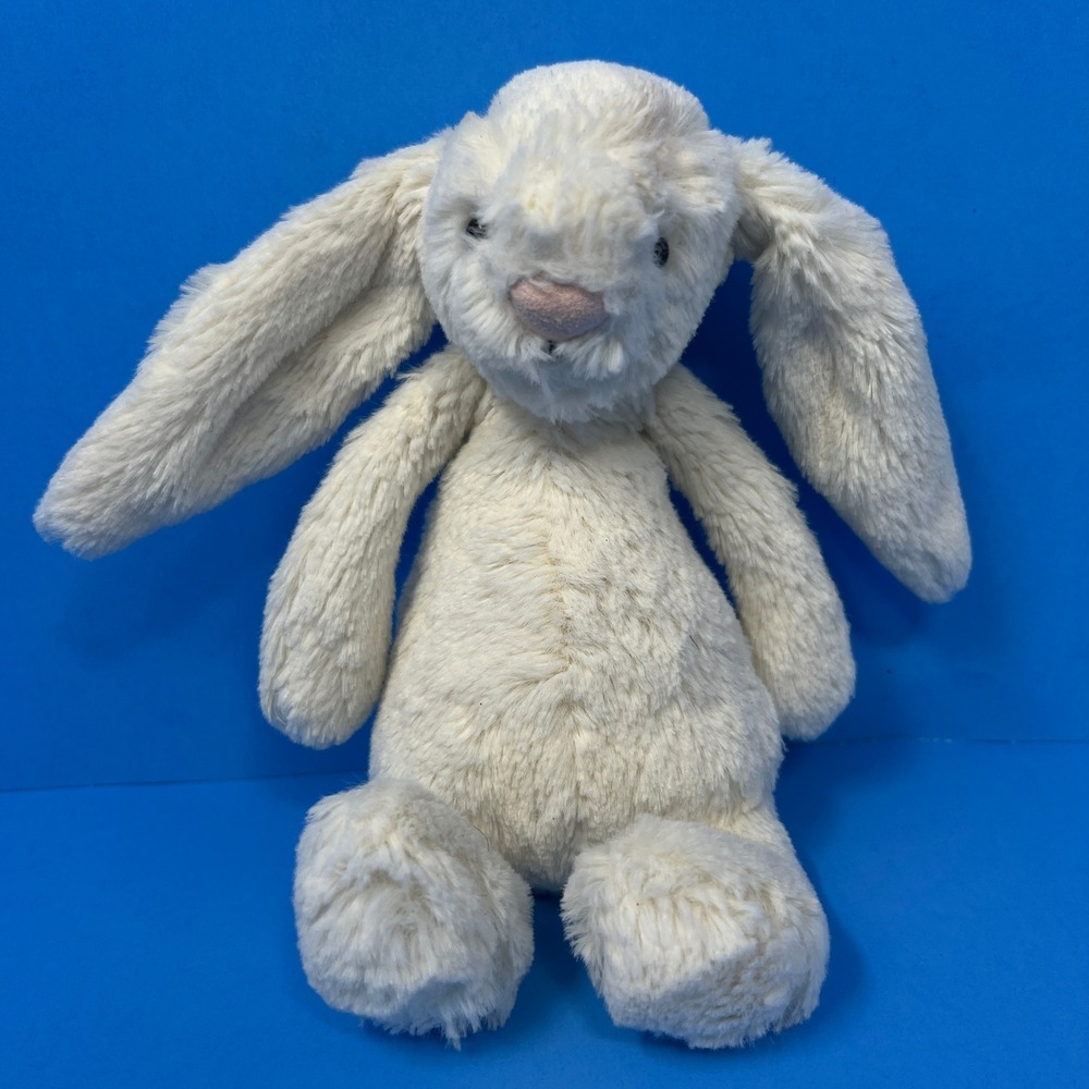 Jellycat Bashful Bunny Rabbit plush Small White Soft 8 inch Stuffed Animal Toy